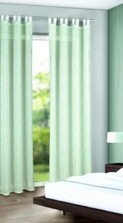 Albani Schlaufenschal Kästchen, Grün