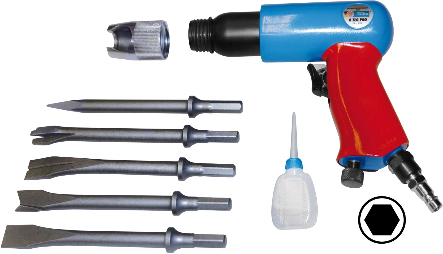 Güde Proline Meisselhammer-Set, 8-teilig 3 Güde Proline Meisselhammer-Set, 8-teilig