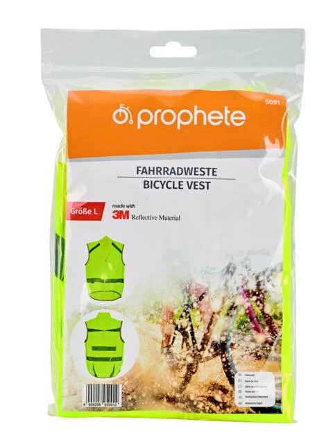 Prophete Fahrradweste Gr. L, Farbe: Neon-gelb 3 Prophete Fahrradweste Gr. L, Farbe: Neon-gelb