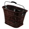 Prophete Fahrradkorb City, Ratten-Optik, Braun -Heimtextilien 754331