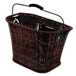 Prophete Fahrradkorb City, Ratten-Optik, Braun