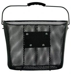 Prophete Fahrradkorb City, Wabengitter, Schwarz