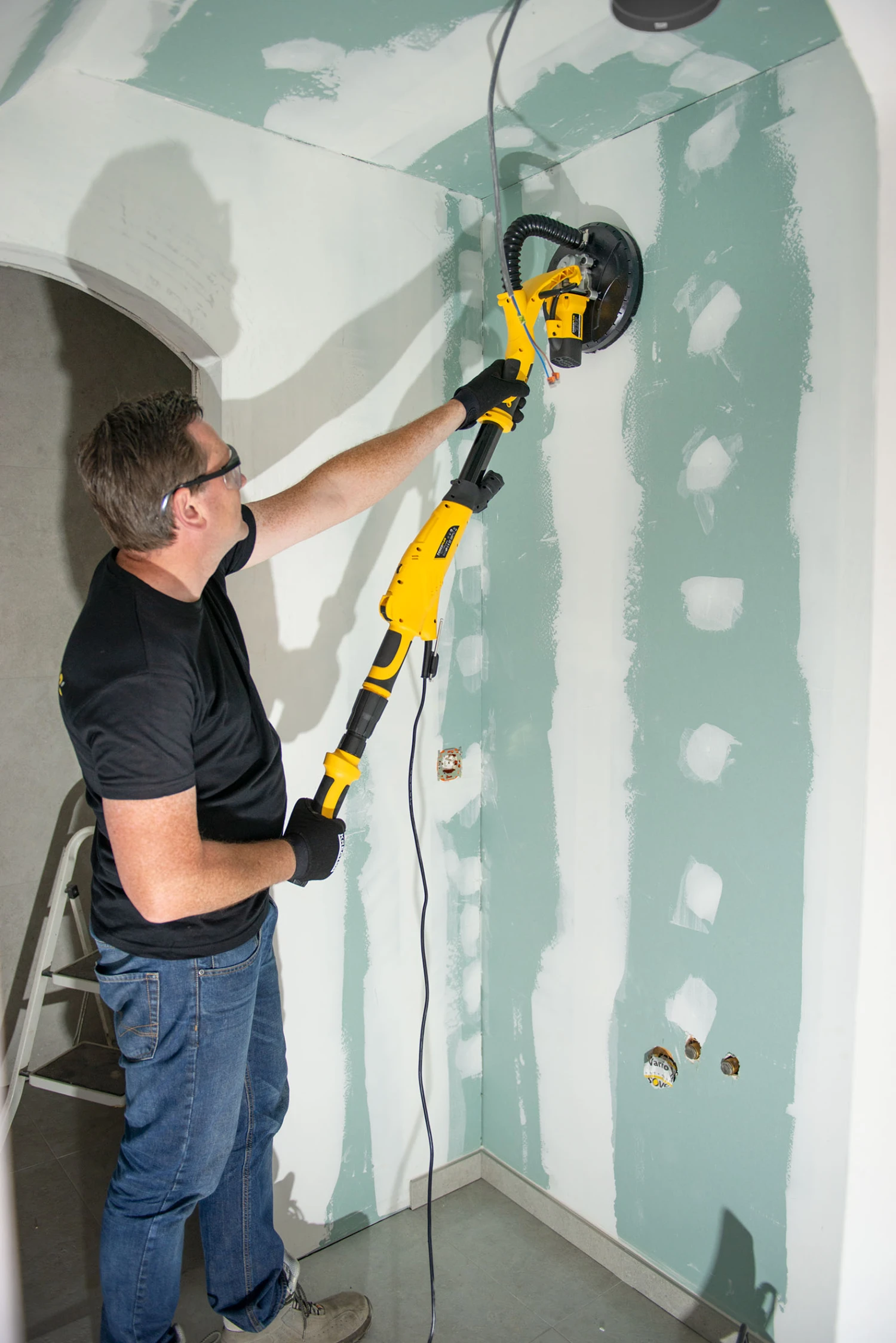 PowerPlus Trockenbauschleifer 6 PowerPlus Trockenbauschleifer – Bild 4