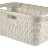 Keter Wäschekorb Creme, 45L