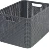 Keter Aufbewahrungsbox Style Anthrazit, L -Heimtextilien 774797 k205852ki93kk