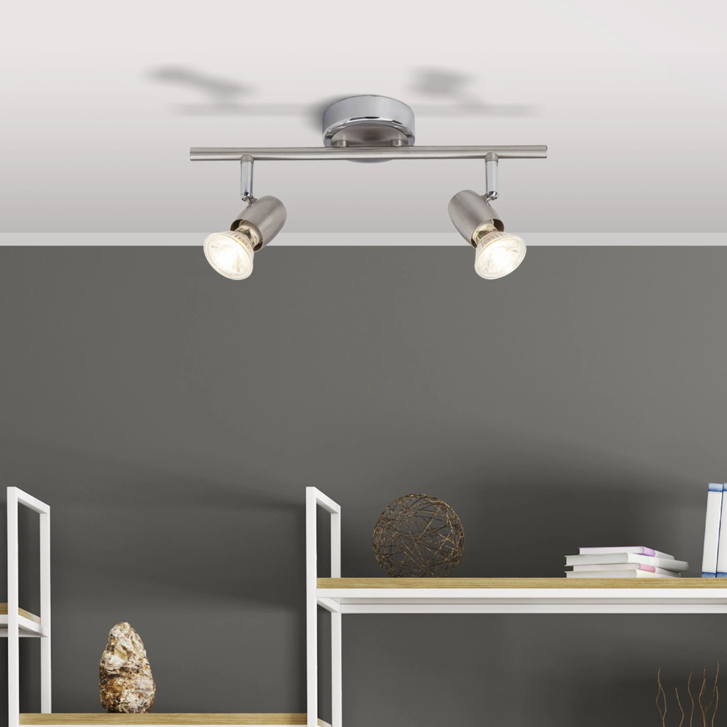 Brilliant Deckenspot Wesly, Chrom 4 Brilliant Deckenspot Wesly, Chrom – Bild 2