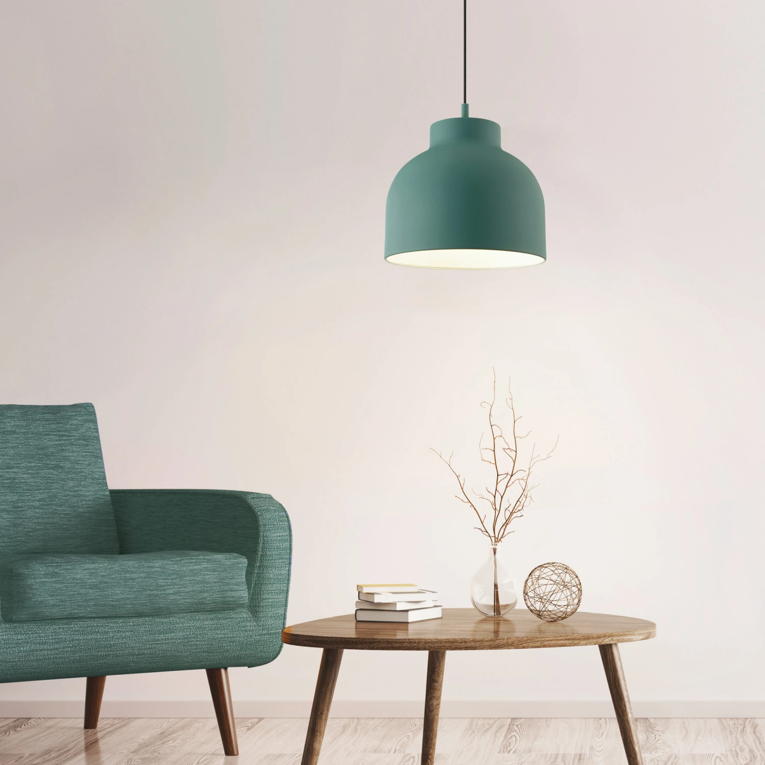 Brilliant Hängleuchte Sven, Türkis 4 Brilliant Hängleuchte Sven, Türkis – Bild 2