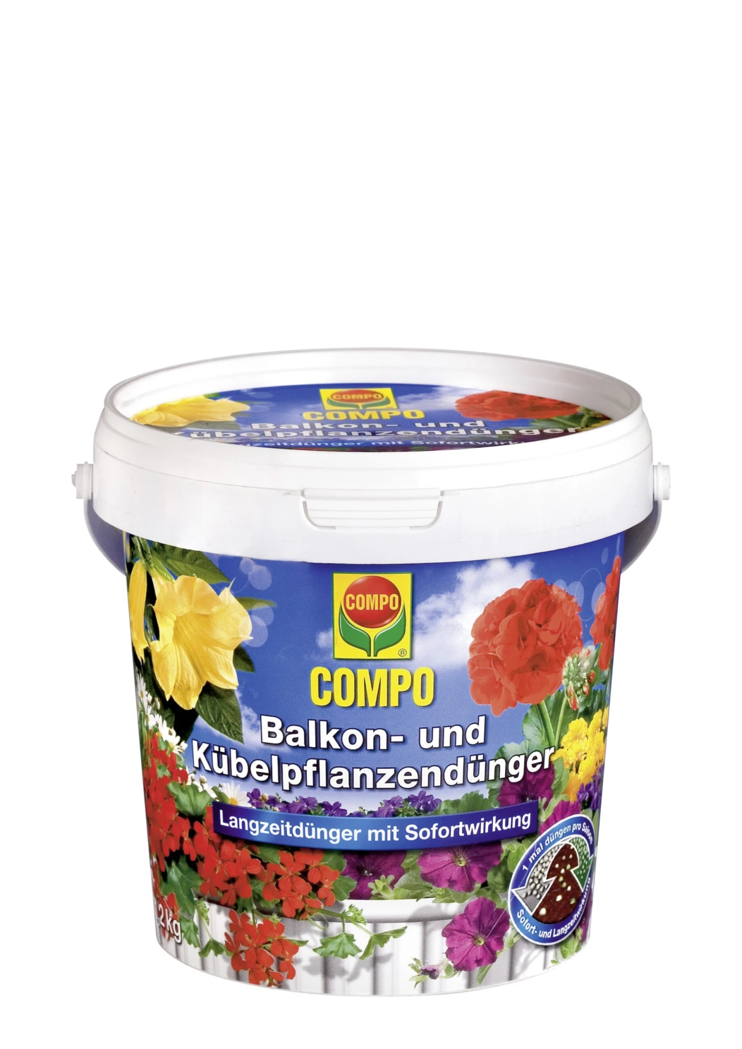 Compo Balkon- Und Kübelpflanzendünger, 1,2kg 3 Compo Balkon- Und Kübelpflanzendünger, 1,2kg