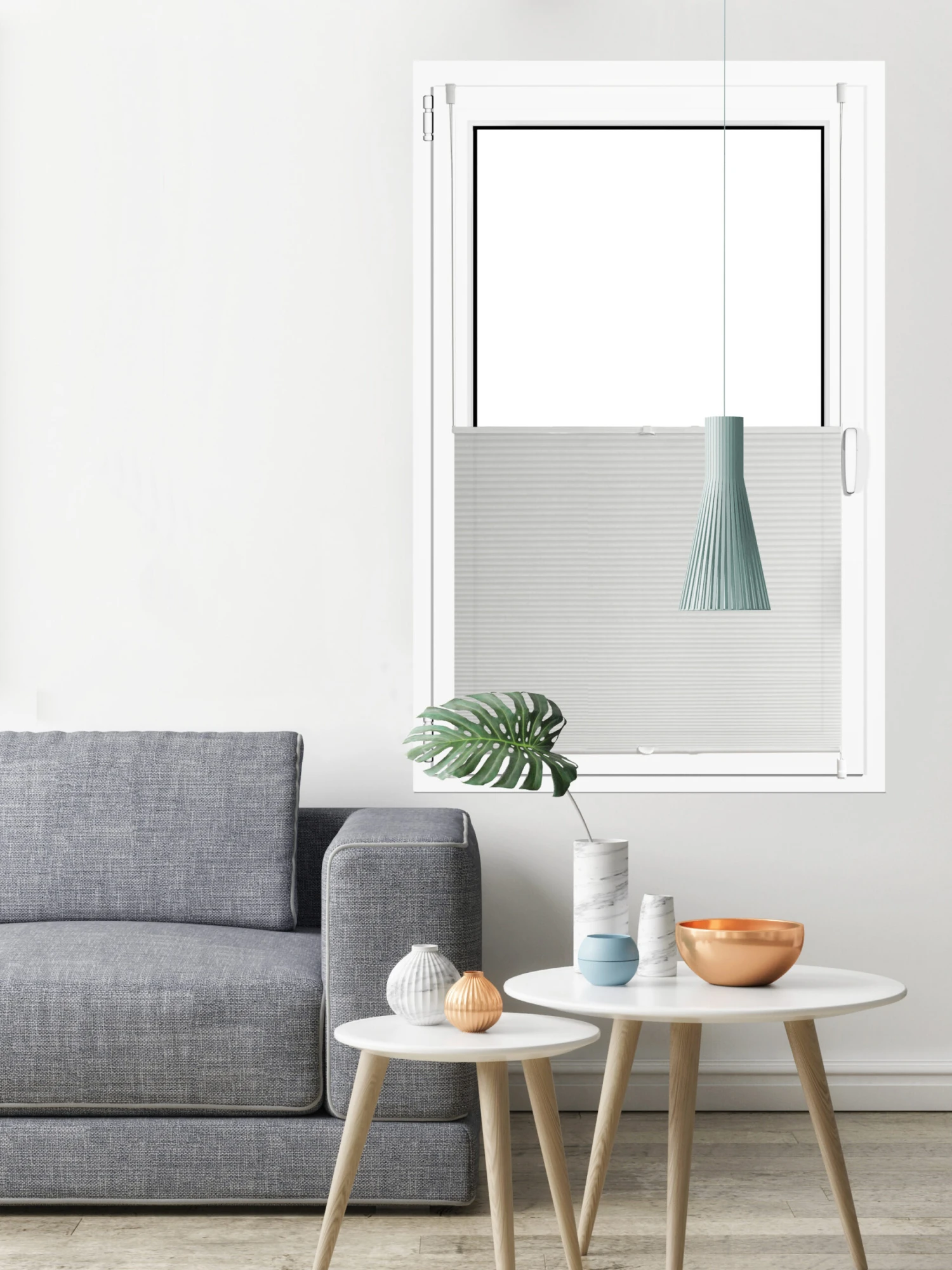 Aldomo Plissee, Weiß-crash 6 Aldomo Plissee, Weiß-crash – Bild 4