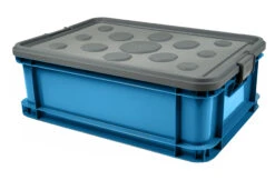 Gies Multi-Box Mit Deckel, 30L Blau