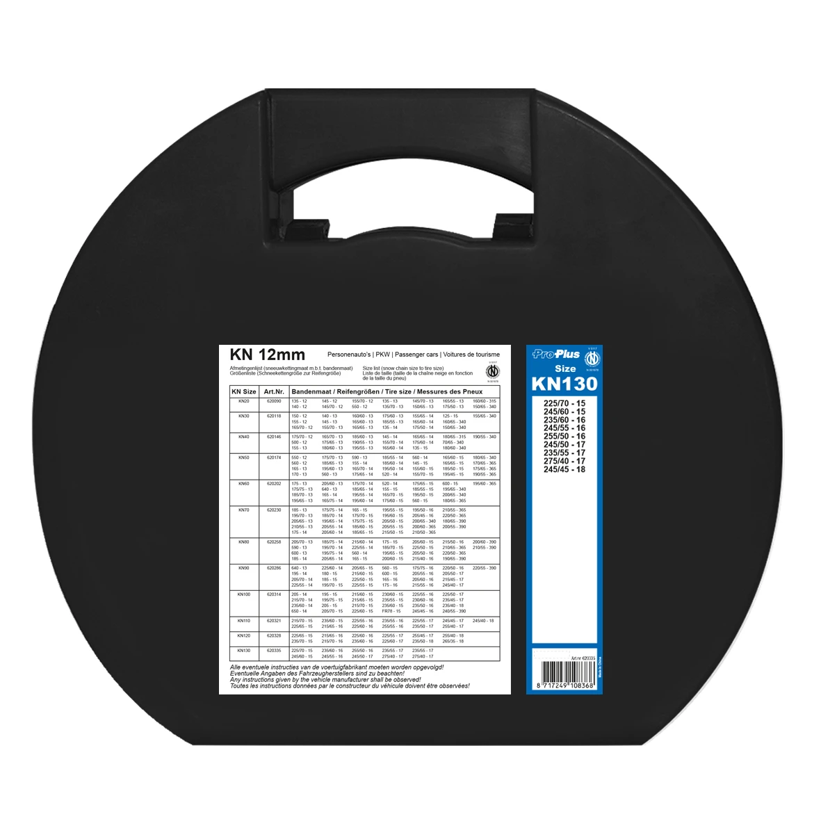 ProPlus Schneeketten KN130, 12 Mm 4 ProPlus Schneeketten KN130, 12 Mm – Bild 2