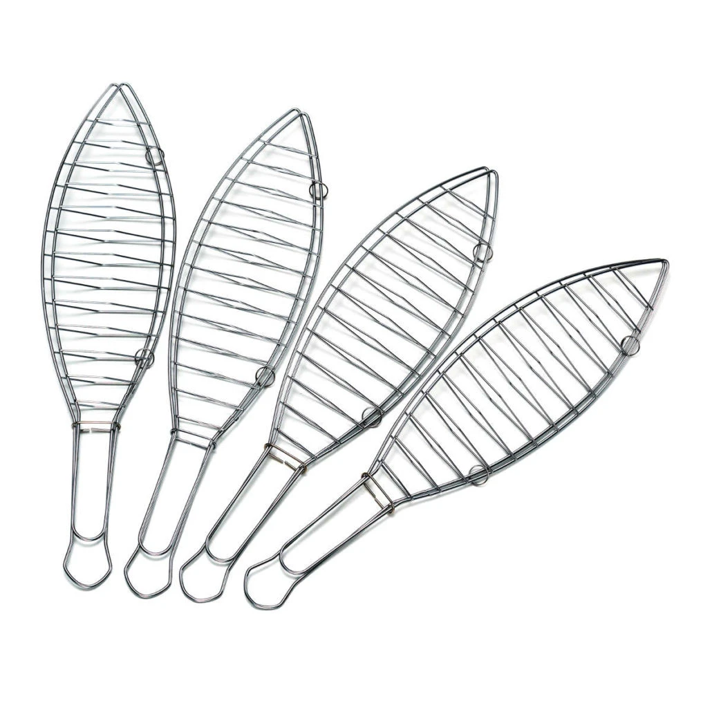 Boomex Flash Edelstahl Fischbräter, 4 Stück 3 Boomex Flash Edelstahl Fischbräter, 4 Stück