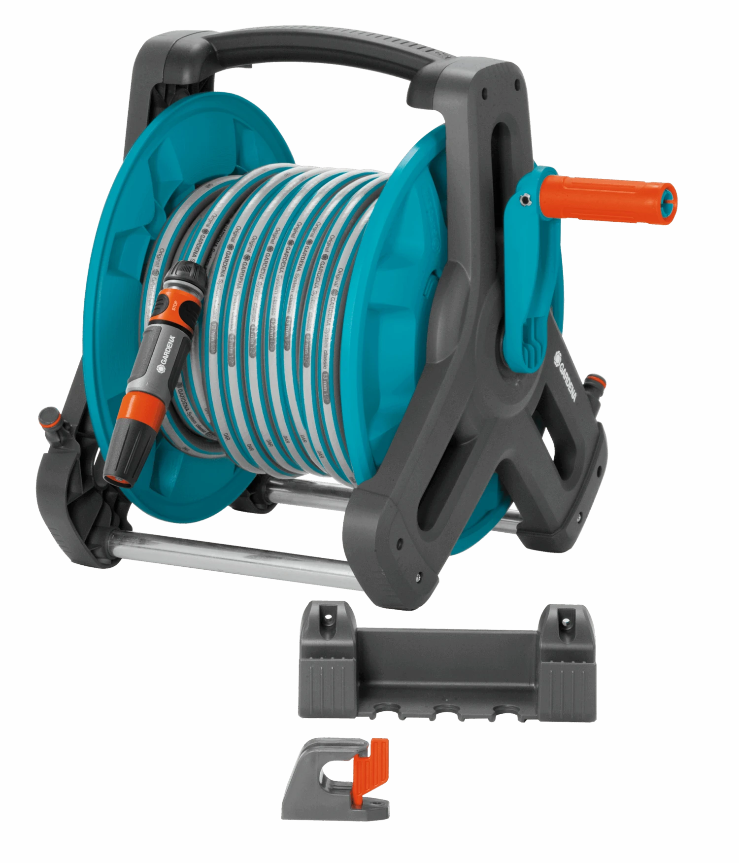 Gardena Classic Wand-Schlauchtrommel 50 Set 3 Gardena Classic Wand-Schlauchtrommel 50 Set