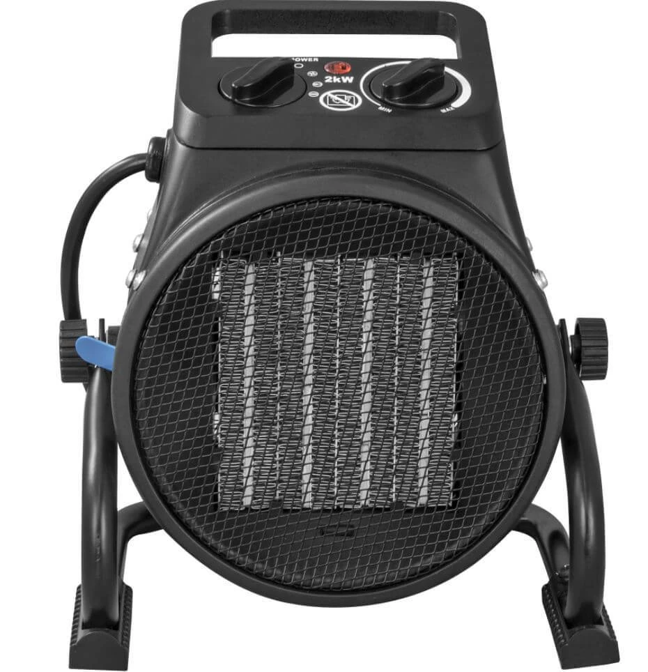 Güde Elektroheizer GEH 2000 P Mit 2 Heizstufen Und Ventilatorfunktion 5 Güde Elektroheizer GEH 2000 P Mit 2 Heizstufen Und Ventilatorfunktion – Bild 3