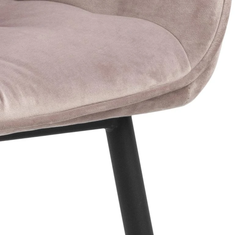 Actona Armlehnstuhl Brooke, Rose Samt 13 Actona Armlehnstuhl Brooke, Rose Samt – Bild 11