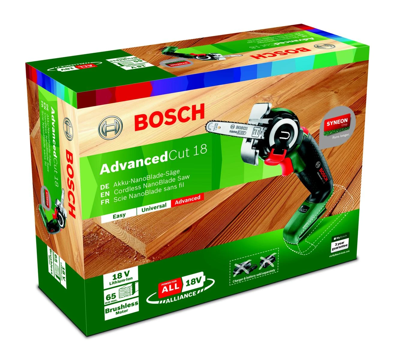 Bosch NanoBlade-Säge AdvancedCut 18, Akkubetrieben 4 Bosch NanoBlade-Säge AdvancedCut 18, Akkubetrieben – Bild 2