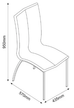 Actona Esszimmerstuhl Asama, Lederlook -Heimtextilien k1600 710555 8