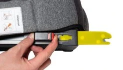 Osann Kindersitzerhöhung Lux Isofix, Universe Grey 13 Osann Kindersitzerhöhung Lux Isofix, Universe Grey -Heimtextilien lux isofix detail 1 800x800