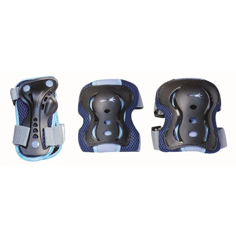 Muuwmi Protektoren- Set, Gr. M, Blau 3 Muuwmi Protektoren- Set, Gr. M, Blau