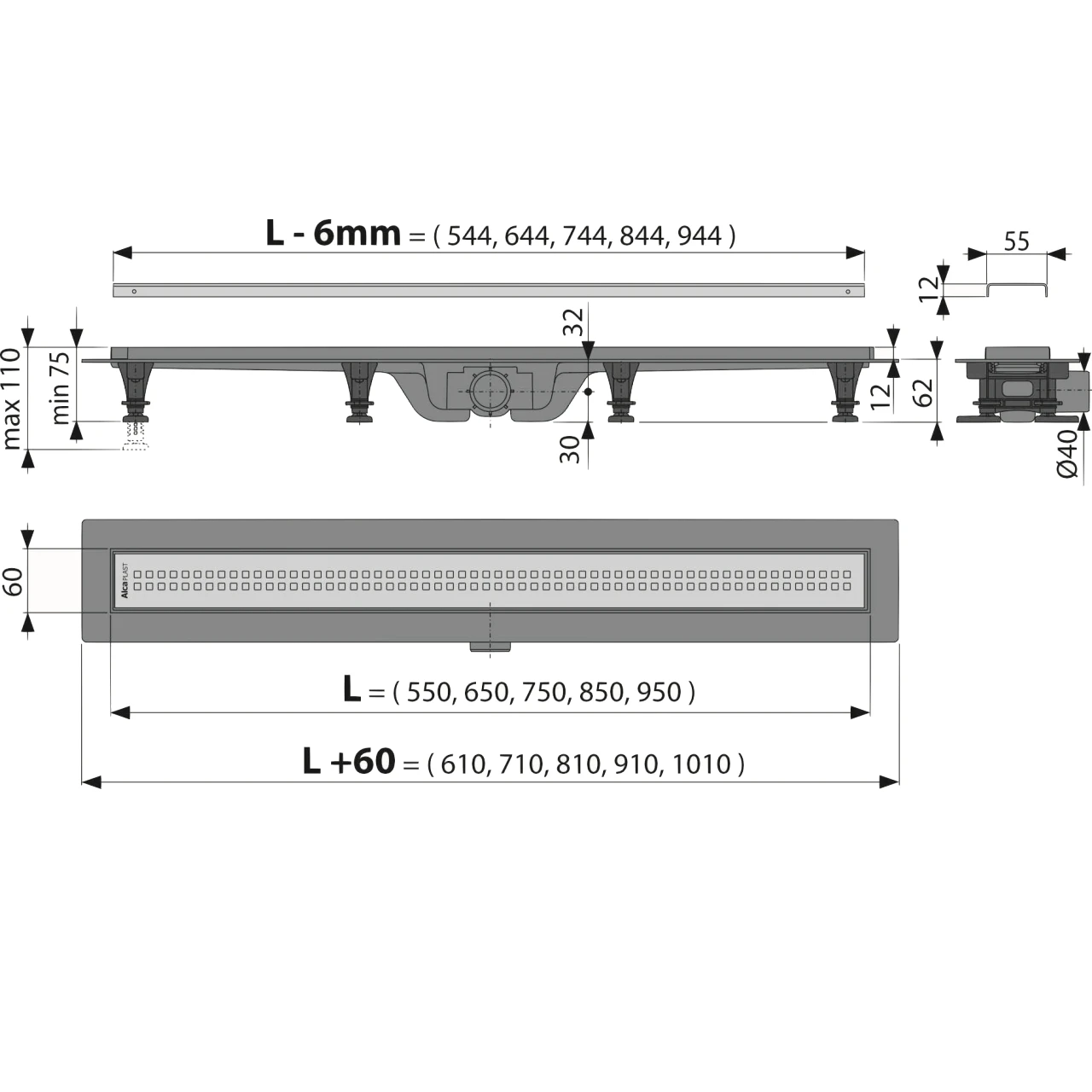 HoWaTech Duschrinne 4 HoWaTech Duschrinne – Bild 2