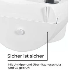 Exquisit Heizlüfter HL 32025 We -Heimtextilien schutz