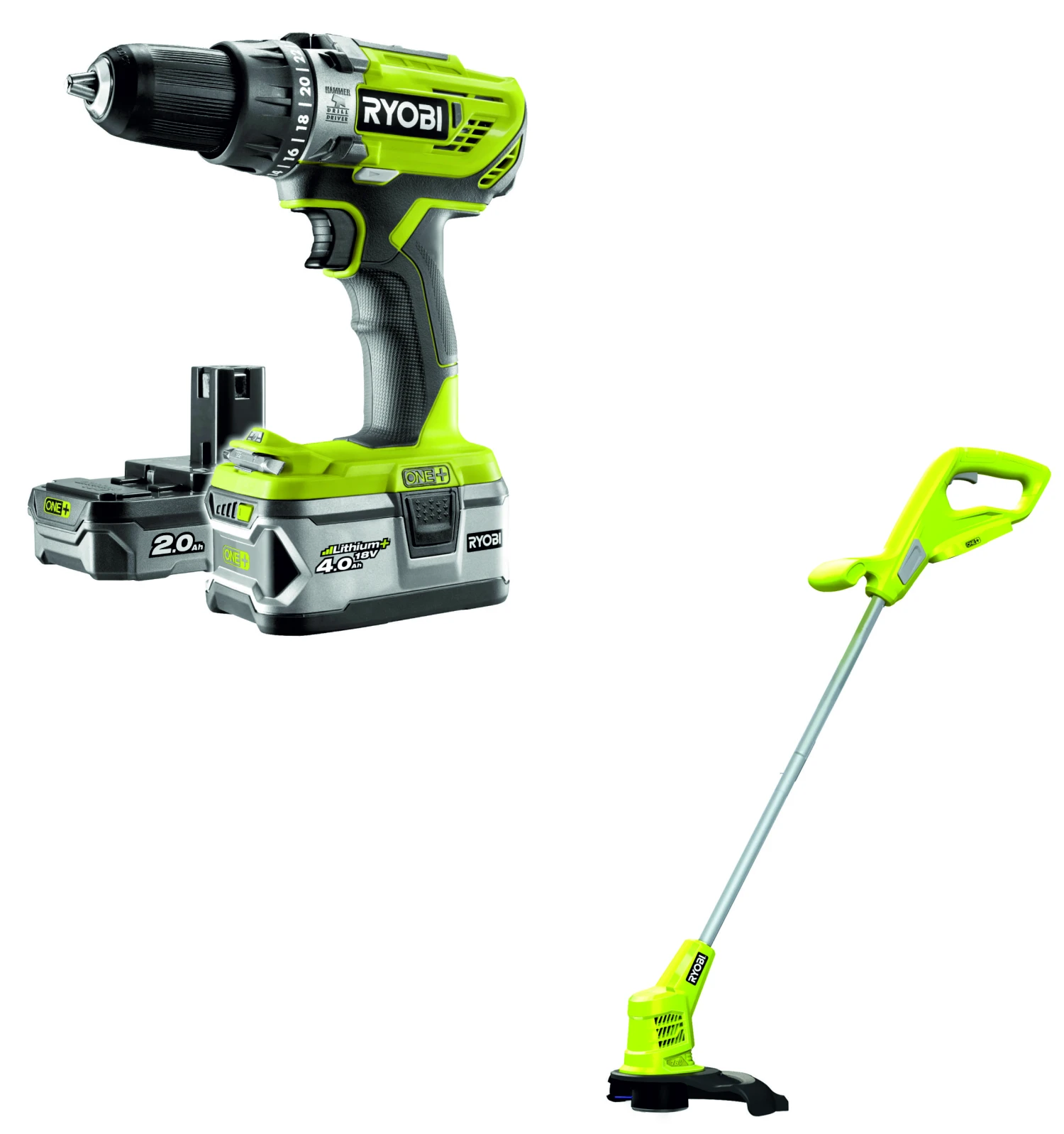 Ryobi Kombo-Set, Akku-Schlagschrauber + Trimmer 3 Ryobi Kombo-Set, Akku-Schlagschrauber + Trimmer